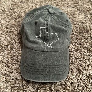 Gray Texas Embroidered Cap